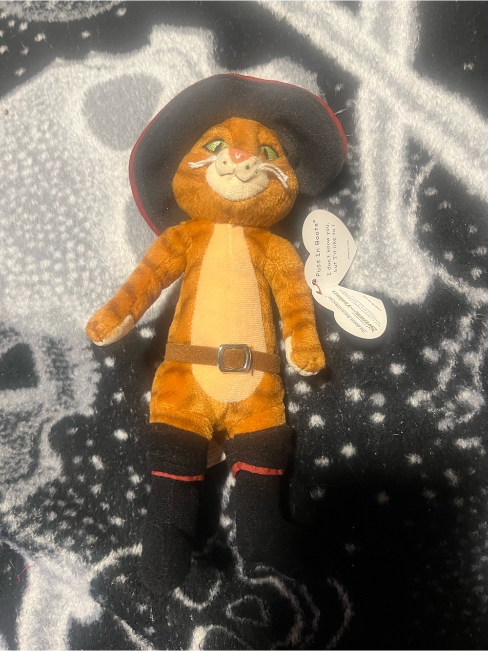 Puss in boots TY beanie babies shrek 3